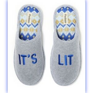 Dearfoams Cozy Comfort Men's Holiday Novelty Scuff Slippers
